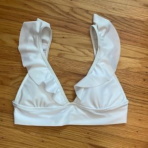 Aerie White Swim Top